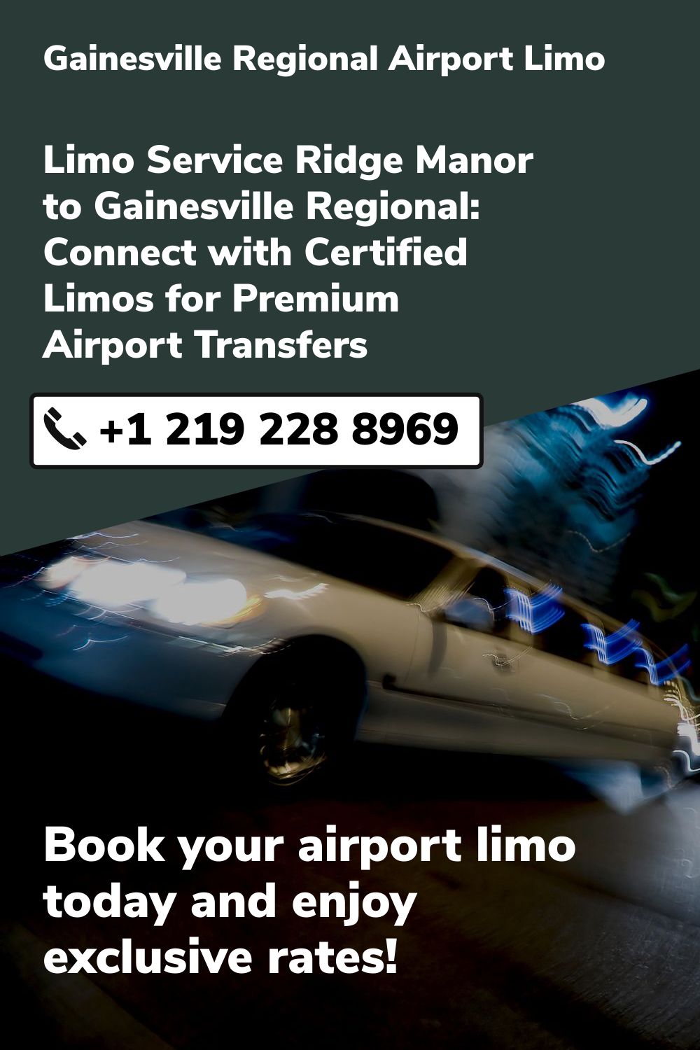 Gainesville Regional Airport Limo