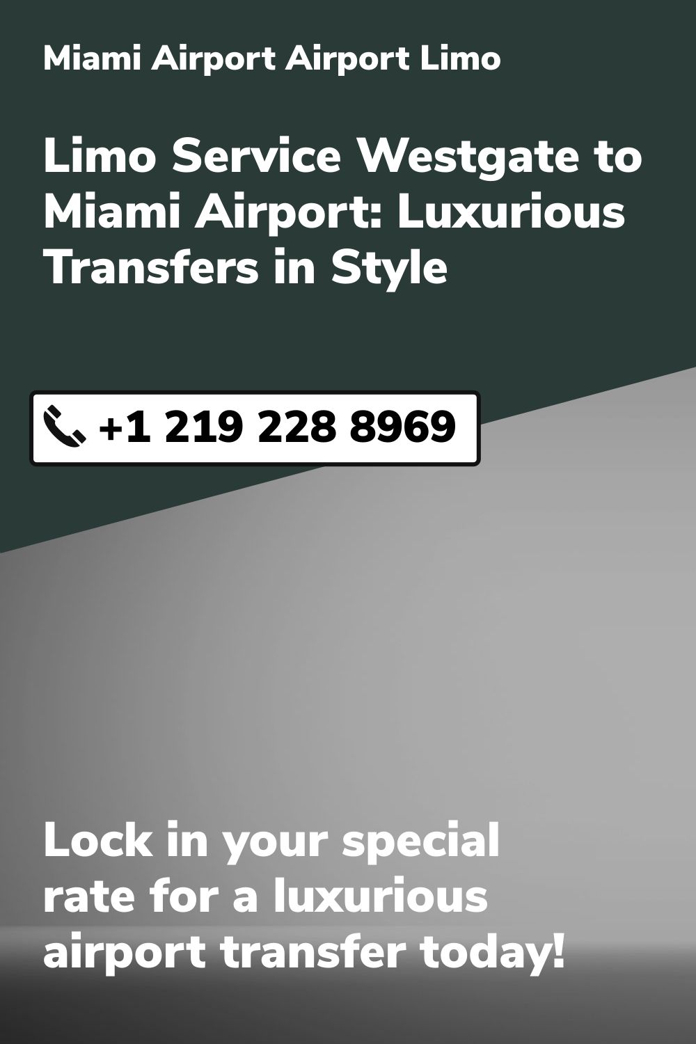 Miami Airport Airport Limo